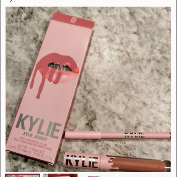 Kylie Matt number 808 pink liquid lipstick and lip liner duo